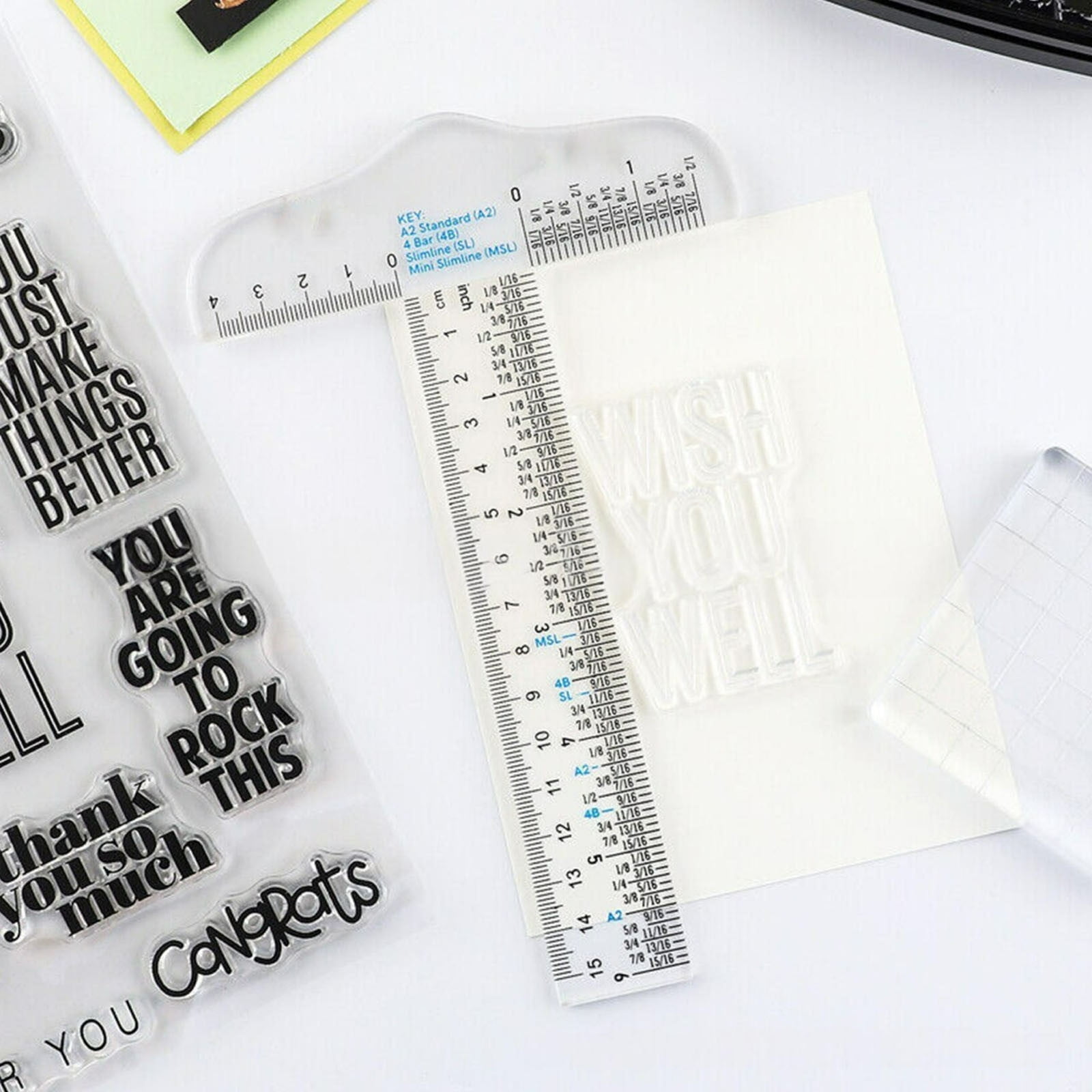 2025 New T-Shape Acrylic Transparent T-Ruler for Drafting and General ...
