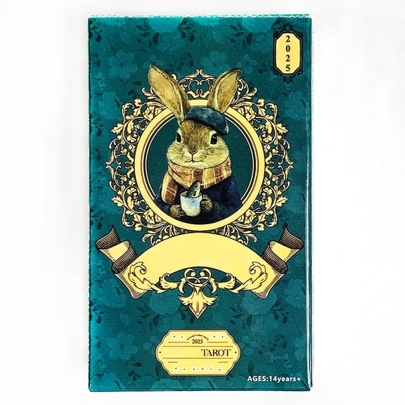 2025 New Tarot Cards 78 Card Tarot Deck English Version Prediction Divination Board Game Family Gathering Card Game