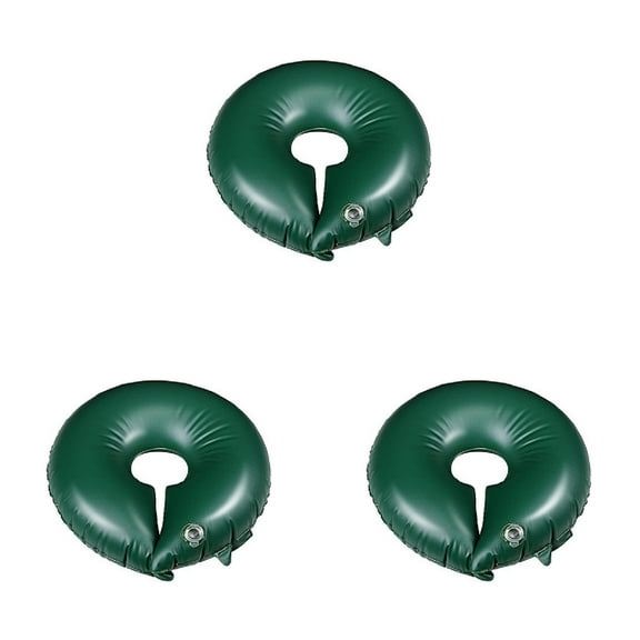 2025 New Tree Watering Ring Tree Watering Bag 10 Gallon Slow Release Irrigation Water Pouch Automatic System for Planting Gardening Trees and Shrubs, 23.6 Inch (Green) 3PCS