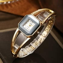 2025 New Trendy Women's Square Alloy Bracelet Quartz Watch
