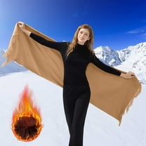 2025 New USB Heated Blanket, Heated Shawl Wraps for Women, Cordless Heated Throw Blanket Shawl, Electric Zipper Wearable Portable Heating Throw Blanket 200X68cm [Solid color] F-1