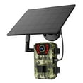 2025 New Ultra Clear 4G LTE Solar Sensor Cameras Sends Picture to Cell
