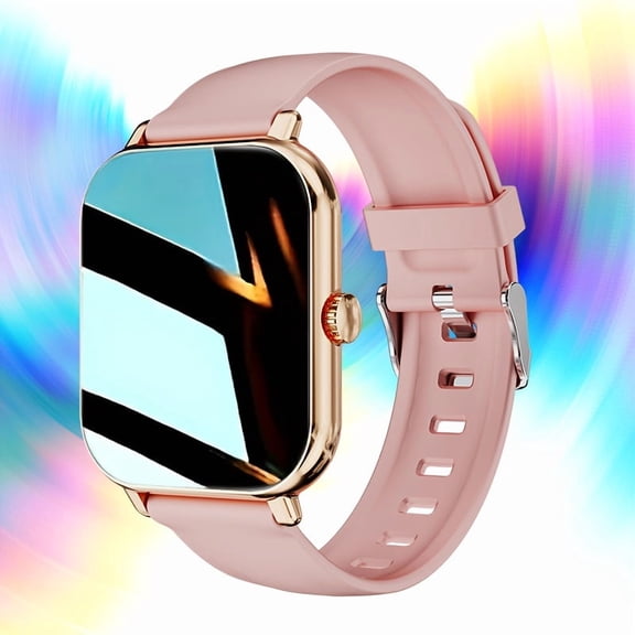 2025 New Unisex Smart Watch with Bluetooth Calling, 1.85 Inch Fitness Tracker, Pedometer & Calorie Counter, 100+ Sports Modes, Compatible with iPhone & Android, Ideal Gift for Family & Friends