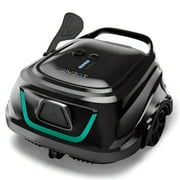 2025 New Upgraded WYBOT A1 Cordless Robotic Pool Vacuum Cleaner - Floor-Only Cleaning for Above Ground Flat-Bottom Pools (Up to 1,076 sq. ft), 120-Min Runtime, Black Green