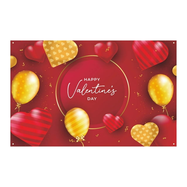 2025 New Valentine's Day 2024 New Valentine's Day Background Cloth