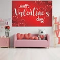 thumbnail image 1 of 2025 New Valentine's Day Banner Happy Valentine's Day Background Cloth Banner Valentine's Day Party Hanging Flag Decoration Supplies A, 1 of 8