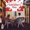 thumbnail image 1 of 2025 New Valentine's Day Banner Happy Valentine's Day Background Cloth Banner Valentine's Day Party Hanging Flag Decoration Supplies E, 1 of 9