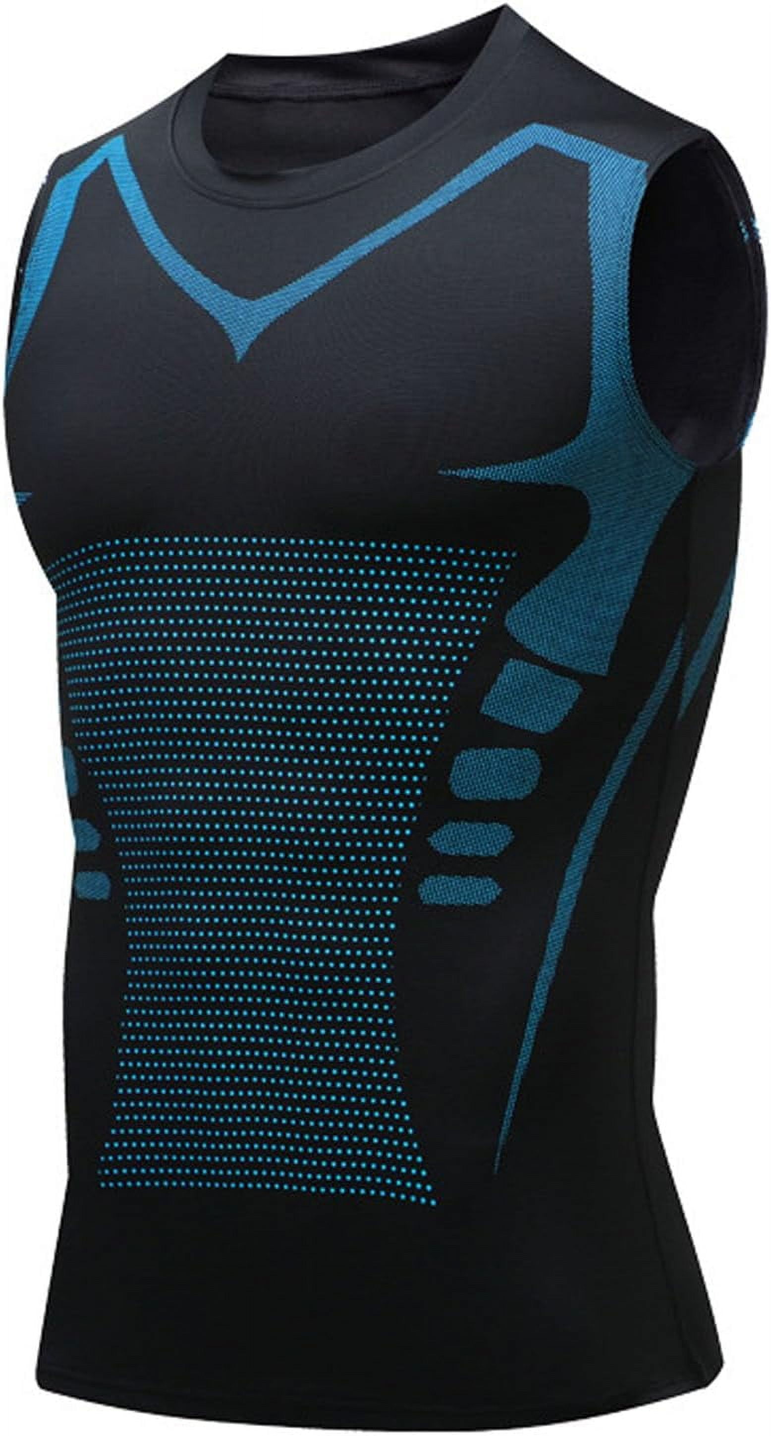 Vitaboost Compression Shirt Männer - Ärmellose Fitness Weste
