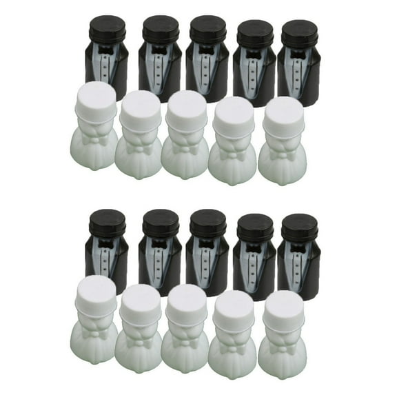 2025 New! Wedding Party Bride and Groom Bubble Bottle 2 Sets (48Pcs)