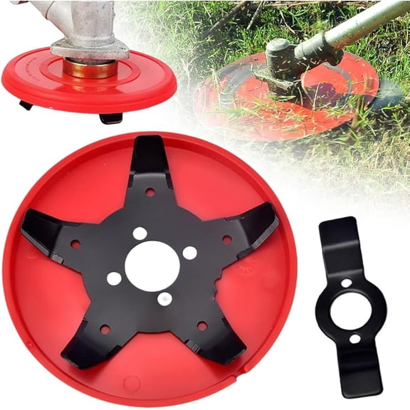 2025 New Weeding Disc, Universal Weeding Disk, One Blade Replacement Heads, Multifunctional Trim Season Weeder Plate for Trimmer Weeds Blade Cutter (14.5cm 1pc)