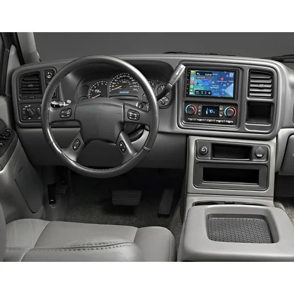 2025 New Wireless CarPlay Android Auto Car Stereo Para Tahoe Silverado 2003 2004 2005 2006 | 7in HD Touchscreen 4+64G, GPS + Bluetooth 5.0/WiFi + SWC Split Screen