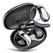Open Ear Earbuds, Bluetooth 5.4 Wireless Earbuds with Ear Hooks, 60Hrs Playtime Bluetooth Headphones, HD Stereo Bass Ove