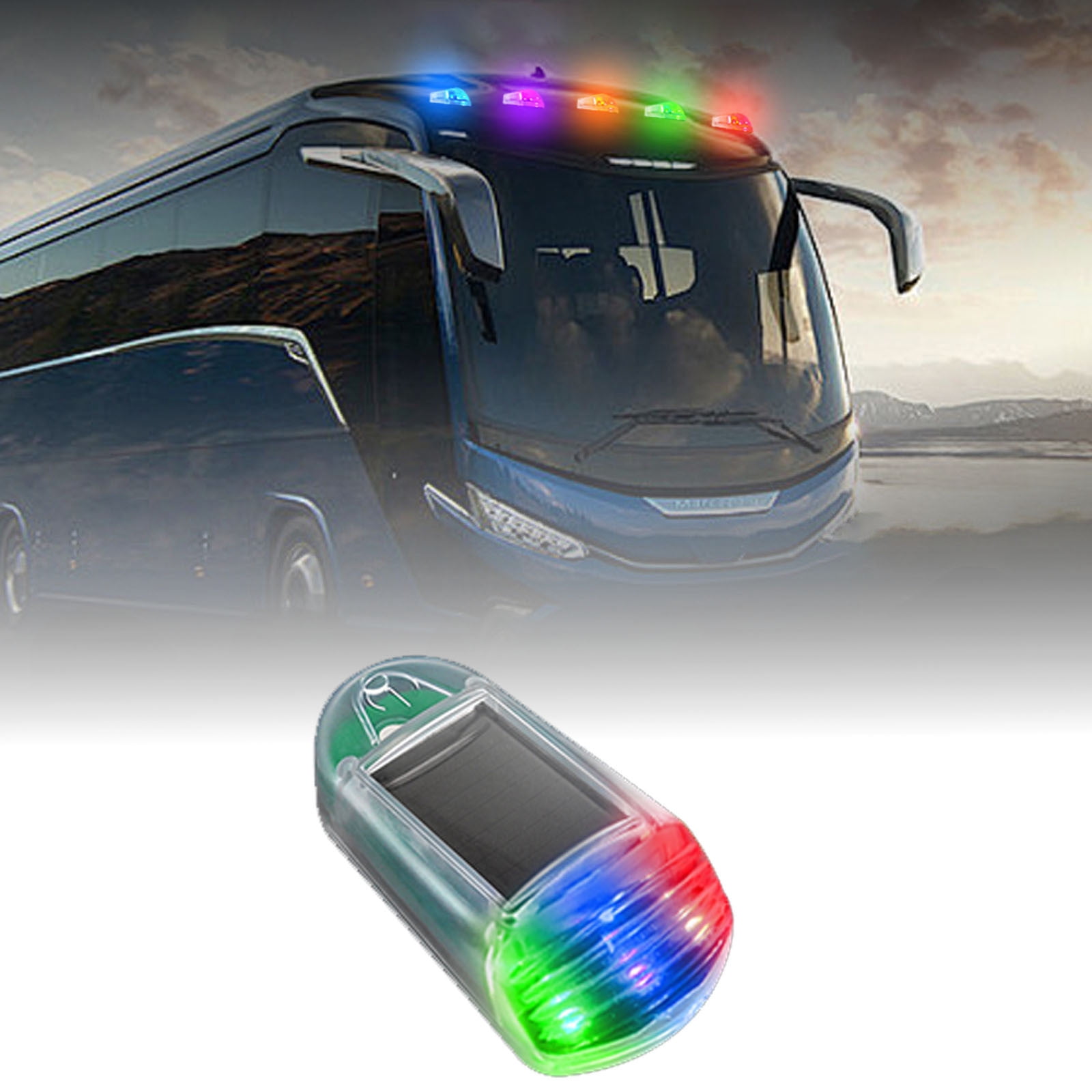 2025 New Wireless Solar Cab Lights 2024 New Punch Solar Powered Cab