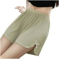 thumbnail image 1 of 2025 New Womens Shorts Plus Size Casual Solid Shorts Elastic Waisted Soft Comfort Swim Shorts Women Green, 1 of 3