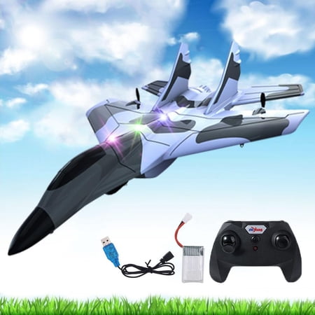 2025 New Wonstorex Remote Control Fighter Jet, Wonstorex Rc Plane, 2.4ghz Rc Remote Control Fighter Model Toy, 360° Remote Control Rc Jet Plane with Lights, ZY-530 Prox Airplane Glider Plane (Purple)