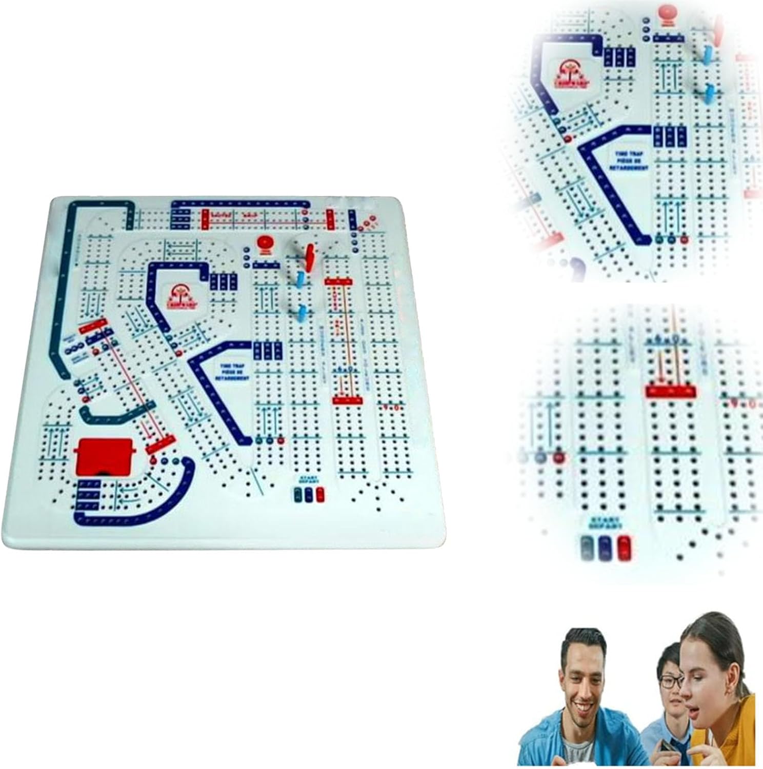 2025 New Year Toys！ Toys Cribbage War Game Wooden Cribbage Board Game