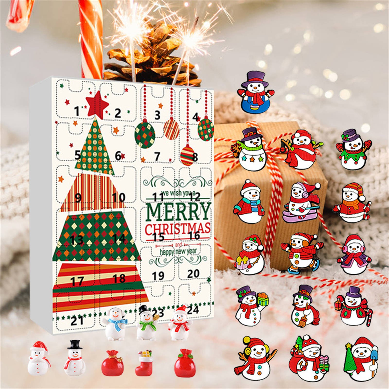 2025 New Year Toys！ Toys Magical Christmas Countdown 24 Days of