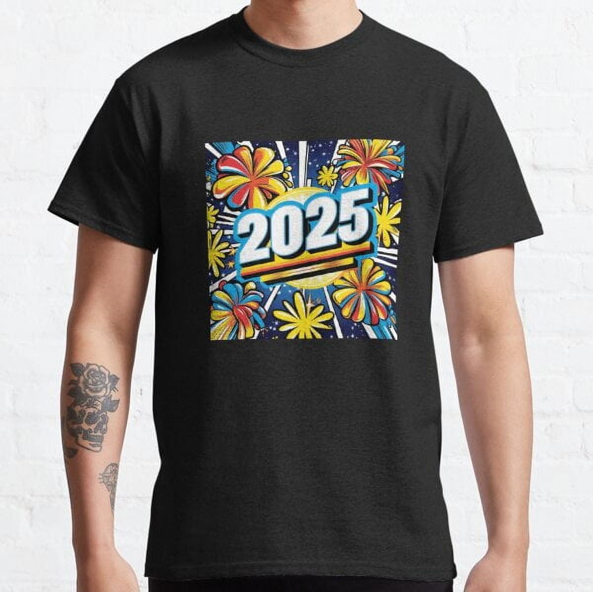 2025 New Year's Day fireworks Classic TShirt