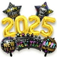 2025 New Years Eve Party Supplies 9 Pcs Happy New Year Balloons
