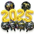 2025 New Years Eve YPF5 Party Supplies 10 Pcs 2025 Happy New Year