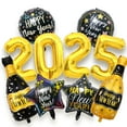 2025 New Years Eve YPF5 Party Supplies 10 Pcs Happy New Year Balloons