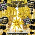 2025 New Years Party Decorations Kit, Happy New Year Balloons 2025, New Years Eve Party Supplies