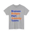 thumbnail image 1 of 2025 New York Forever Starting 5 for basketball fan Unisex Heavy Cotton Tee-KBNYK005-Sport Grey-XL, 1 of 3