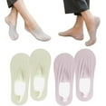 thumbnail image 1 of 2025 New Zeanaturals Ultra Thin Liner Non Slip No Show Socks, Soft Breathable Ice Silk Sock,, 1 of 8