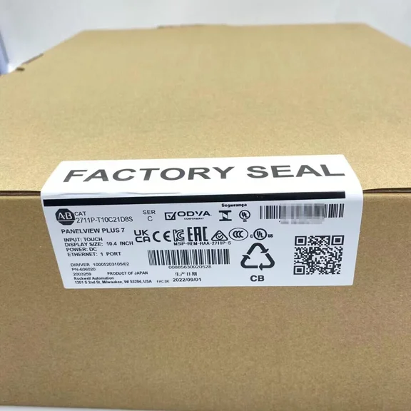 2025 New in box AB 10" Factory Sealed 2711P-T10C21D8S HMI PanelView Plus 7 US
