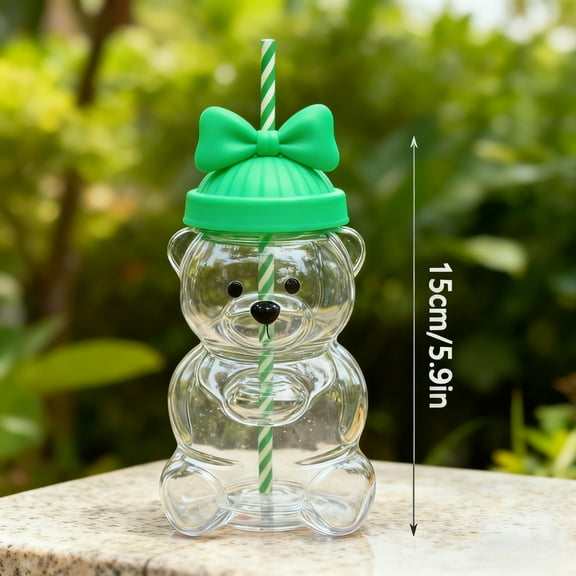 2025 New limited edition glass bear cup barista bear cup cold drink
