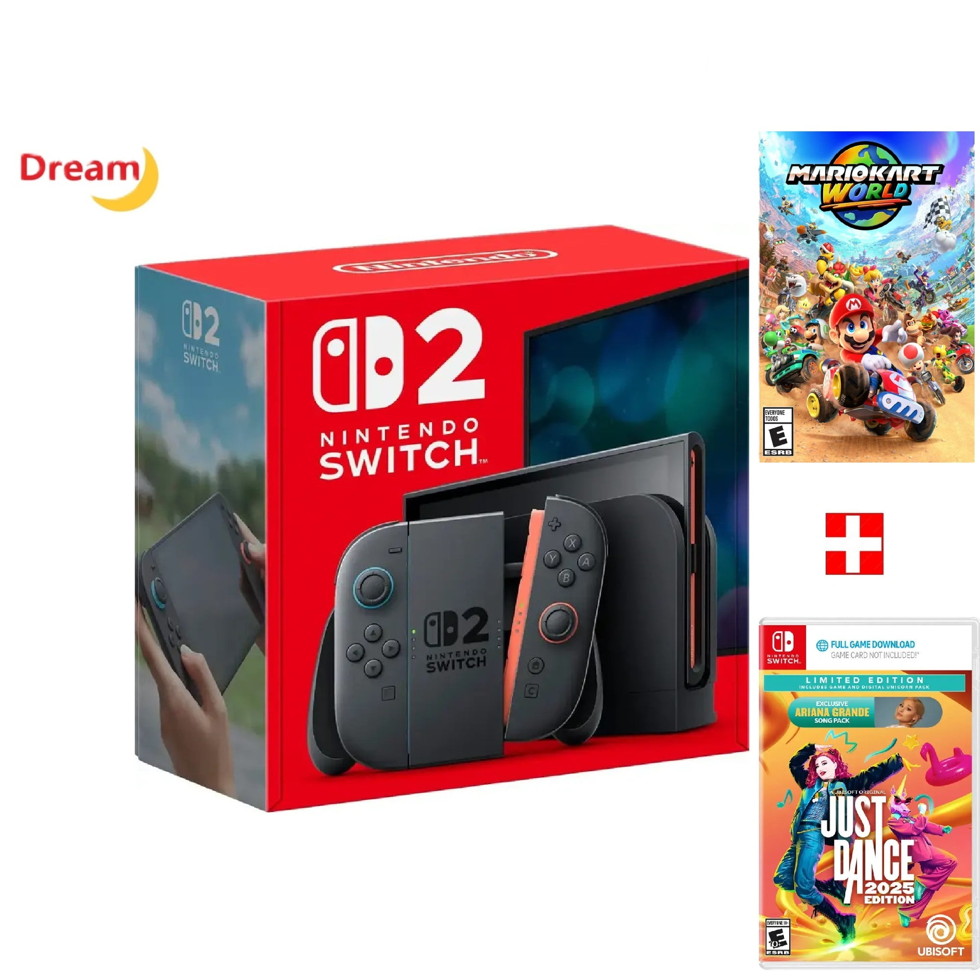 Nintendo Switch 本体　just danceセット 2025-Newest-Nintendo-Switch-2-