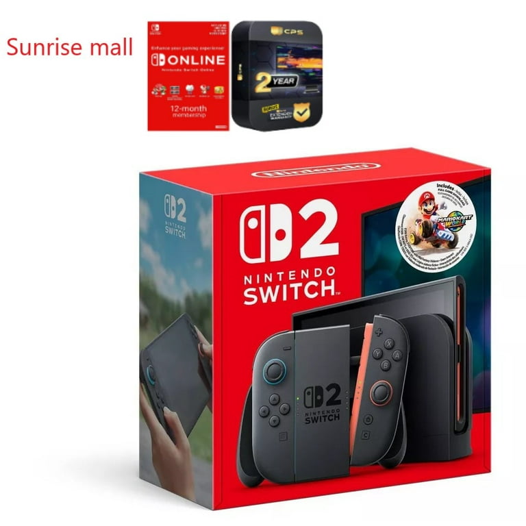 2025 Newest Nintendo Switch™ 2 + Mario Kart™ World Bundle