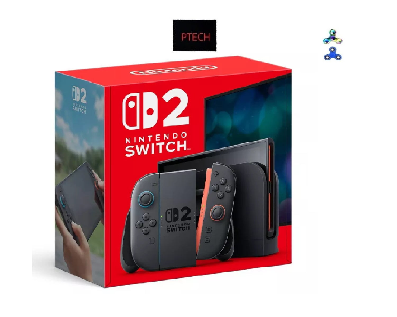 2025 Newest Nintendo Switch™ 2 System Bundle with Silicone Controller Cover Skin