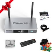 2025 Newest SuperBox S6 Ultra,4G RAM+128G ROM,Time Shift Feature,Parental Controls,6K HMDI,Voice Remote Control,2T2R,Quad-Core,Newest Model Super Box Media Box