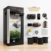 2026 Newest Version Spider Farmer  2 x2  Complete Grow Tent Kit SF1000 Bridgelux Full Spectrum LED Grow Light 6  Clip Fan 4  Ventilation System with GGS Controller