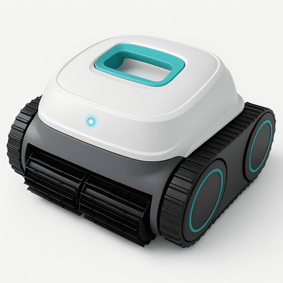 2025-Newly Cordless Robotic Pool Vacuum Cleaner, Wall-Climbing Pool Robot Vacuum