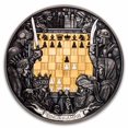 thumbnail image 1 of 2025 Niue 3 oz Silver Antique Chess Battle: King's Gambit, 1 of 4