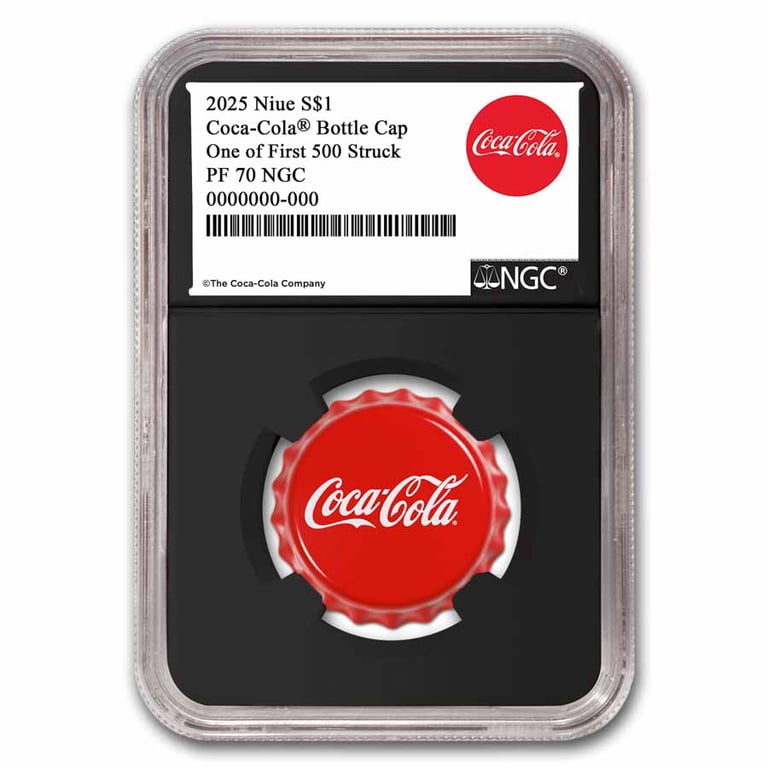 2025 Niue 6 gram Silver Coca-Cola® Bottle - PF-70 NGC (First 500