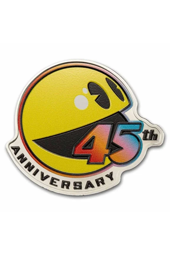 2025 Niue Colorized 1 oz Silver Coins $2 PAC-MAN 45 Years
