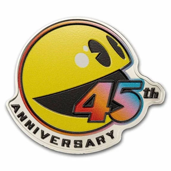 2025 Niue Colorized 1 oz Silver Coins $2 PAC-MAN 45 Years