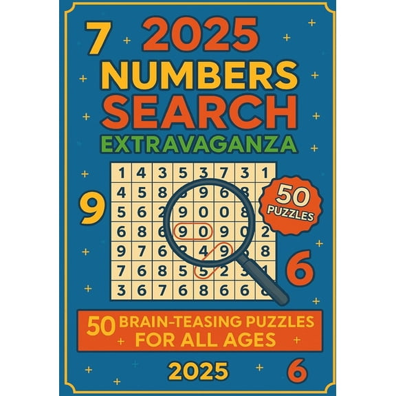 2025 Numbers Search Extravaganza, (Paperback)