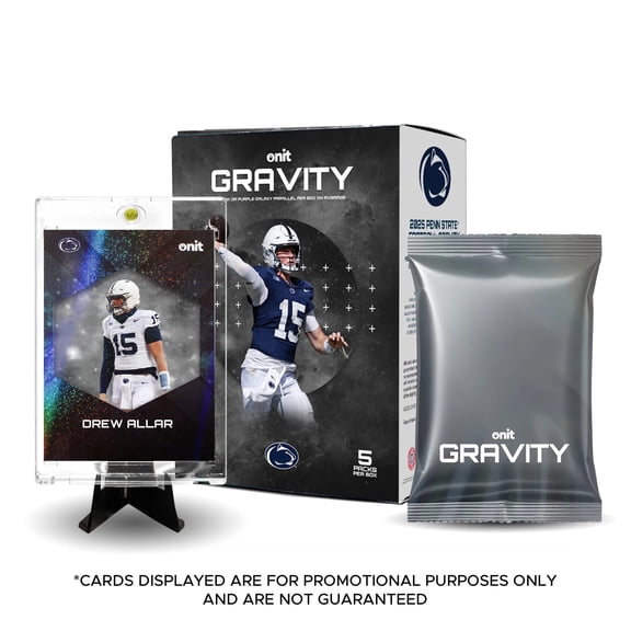 2025 ONIT Penn State Football Gravity Trading Cards Blaster Box