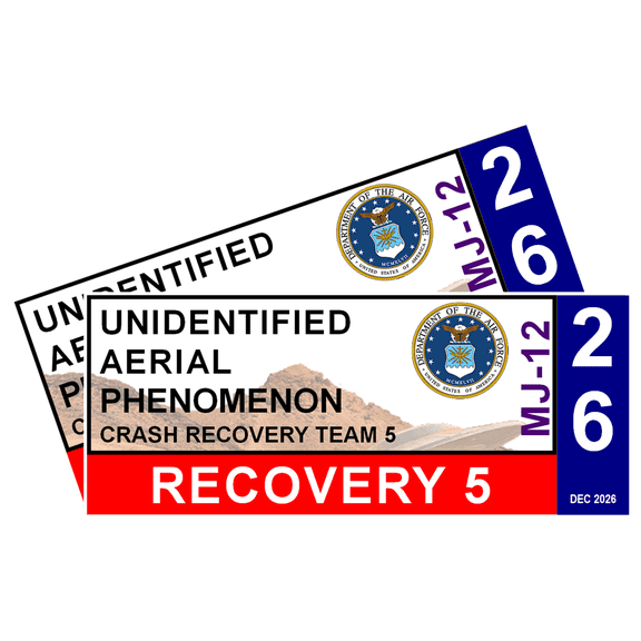 2025 Official Unrestricted Parking Sticker - Set of 2
