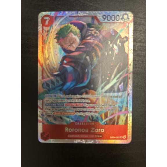 2025 One Piece Card Game Roronoa Zoro Holo Super Rare