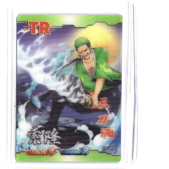 2025 One Piece Roronoa Zoro Reverse Holo Lenticular Trading Card