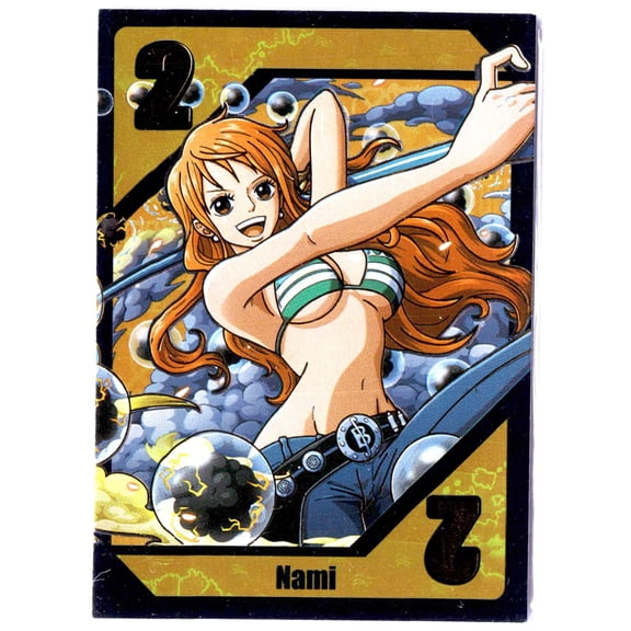 2025 One Piece UNO Nami Foil Trading Card