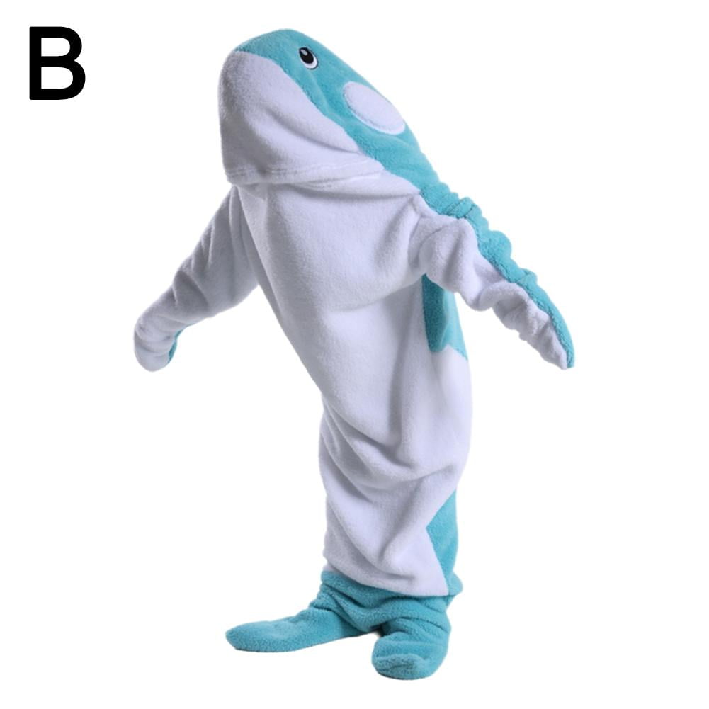 2025One piece Whale Sleeping Bag Soft Whale Blanket Homewear Dolphin