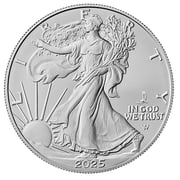2025 P $1 American Silver Eagle Eagle Privy 1 oz .999 Fine Silver BU