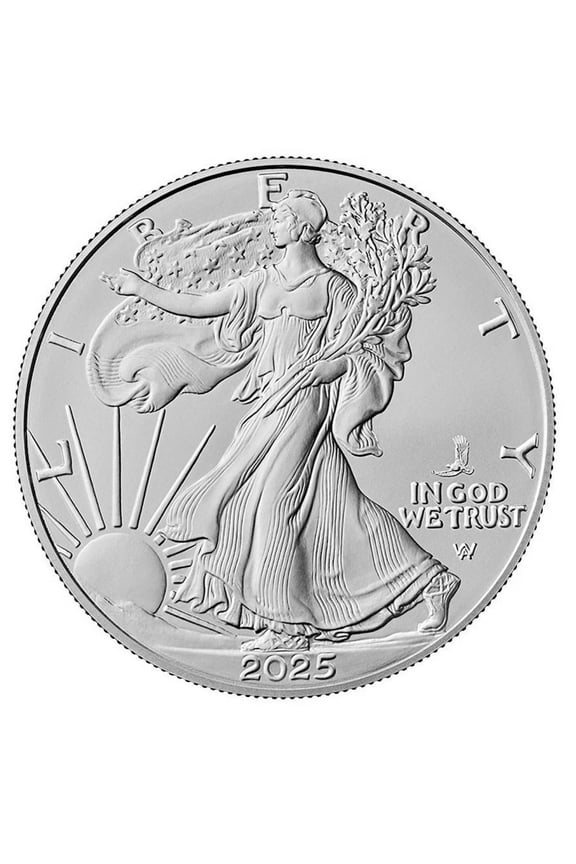 2025 (P) $1 American Silver Eagle Eagle Privy 1 oz .999 Fine Silver BU