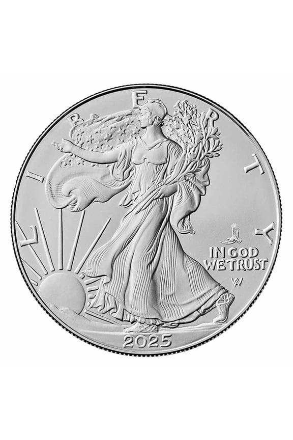 2025-(P) 1 oz American Silver Eagle Coin BU (Eagle Privy)